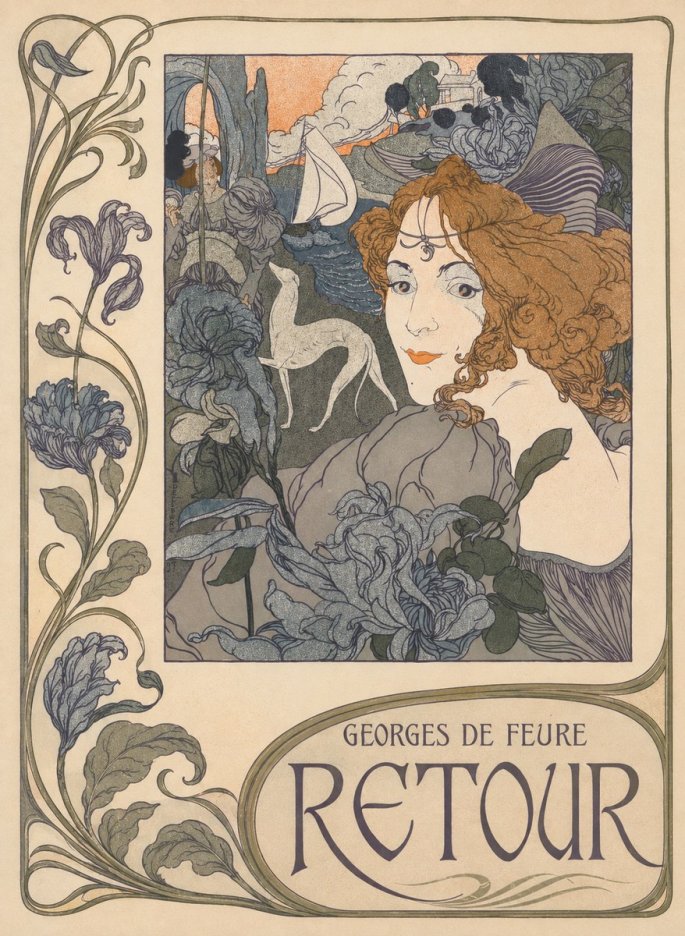 Georges de Feure Retour No2 - Plakát