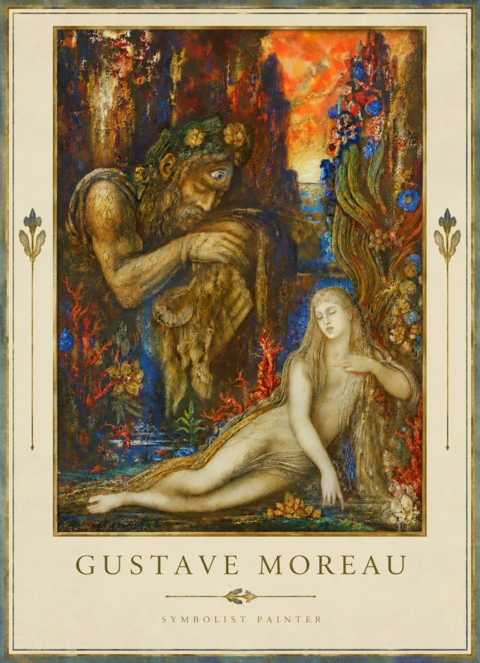 Gustave Moreau Galatea I No3 - Plakát