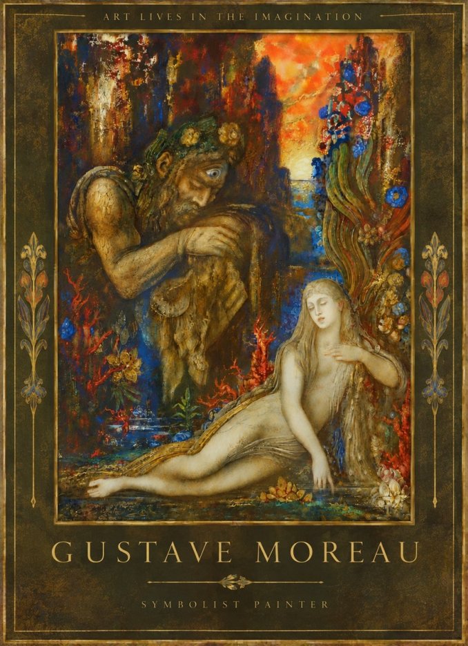 Gustave Moreau Galatea I No5 - Plakát