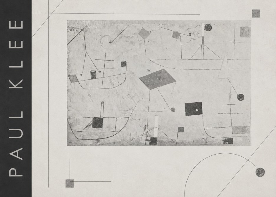 Paul Klee Seascape with Boats No2 - Plakát