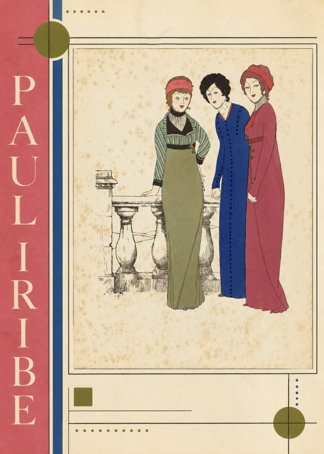 Paul Iribe Fashionable Ladies No3 - Plakát