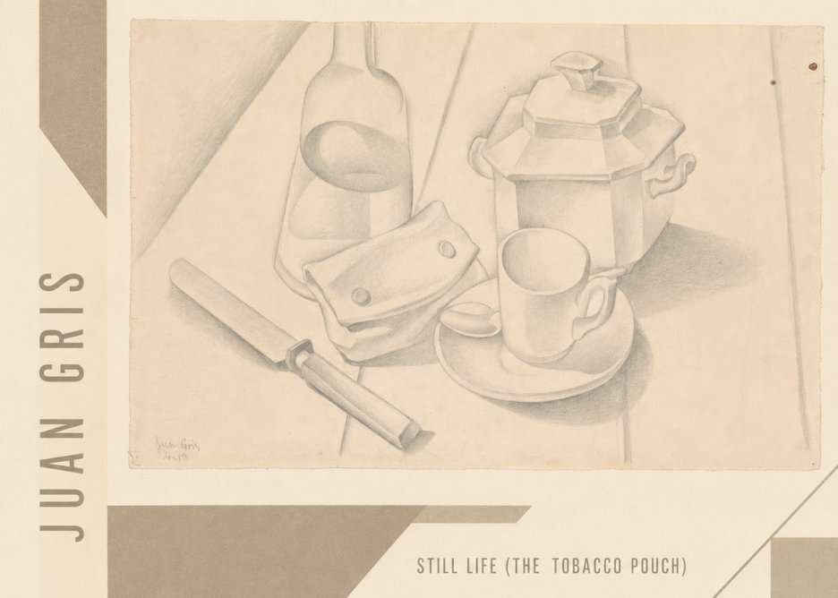 Juan Gris Still Life (the Tobacco Pouch) No2 - Plakát