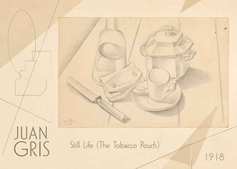 Juan Gris Still Life (the Tobacco Pouch) No6 - Plakát