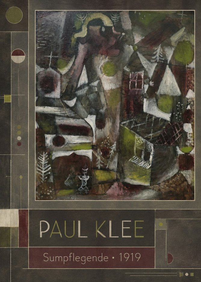 Paul Klee Sumpflegende II No2 - Plakát