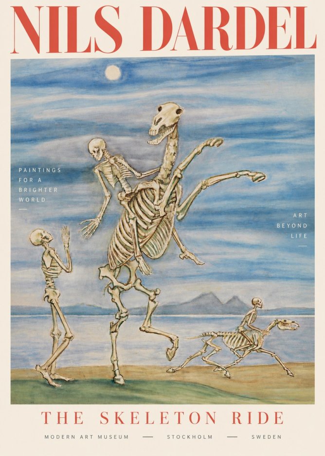 Nils Dardel The Dancer No4 - Plakát