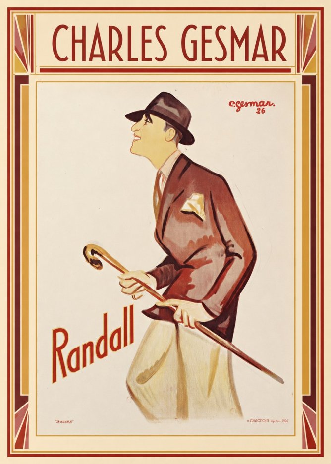 Charles Gesmar Randall I No1 - Plakát