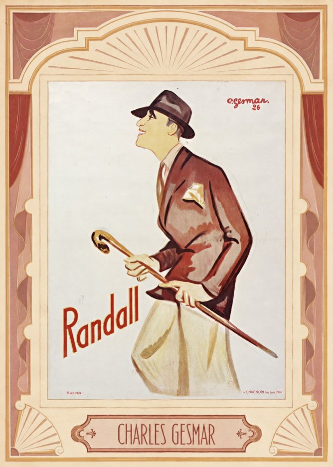 Charles Gesmar Randall I No3 - Plakát