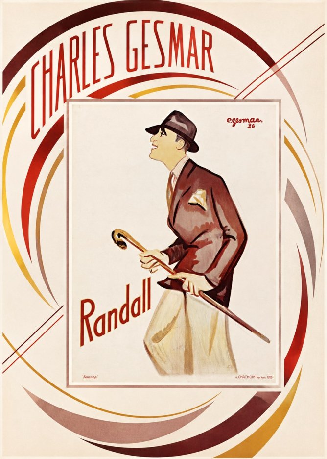 Charles Gesmar Randall I No6 - Plakát