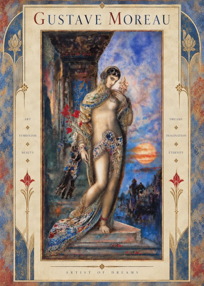 Gustave Moreau Salomé I No6 - Plakát