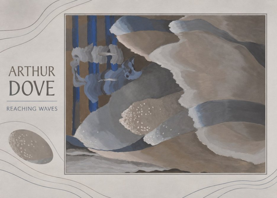 Arthur Dove Reaching Waves No3 - Plakát