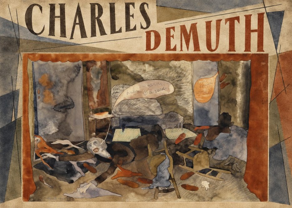 Charles Demuth The Death of Countess Geschwitz No4 - Plakát