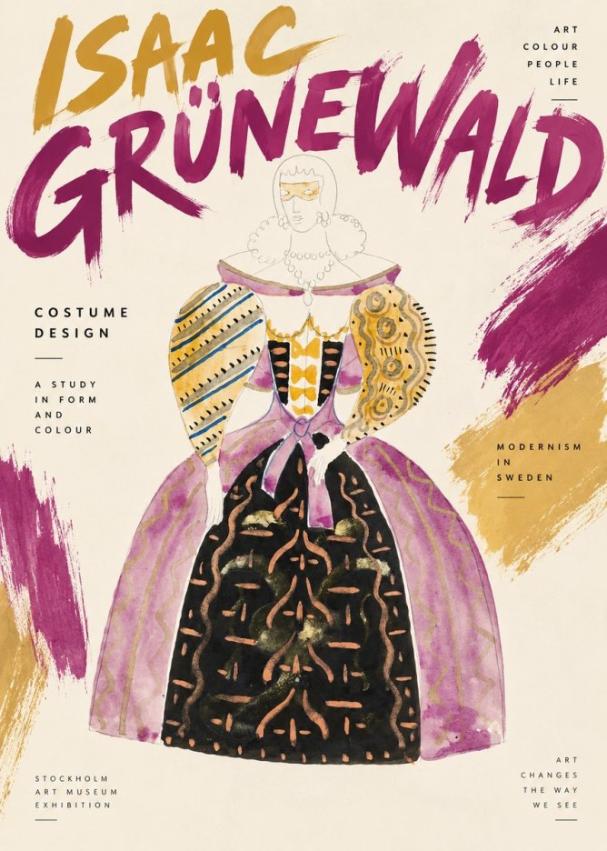 Isaac Grünewald Costume Design V No2 - Plakát