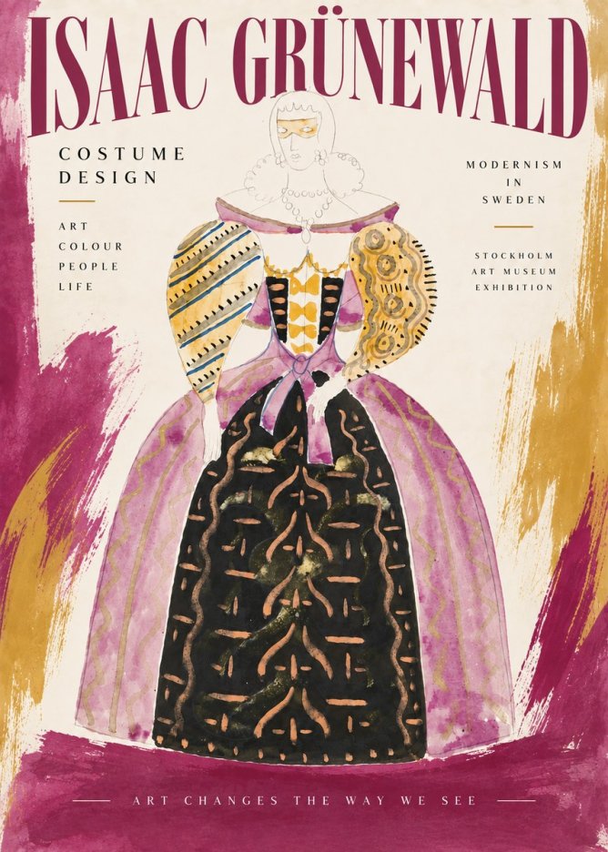Isaac Grünewald Costume Design V No5 - Plakát