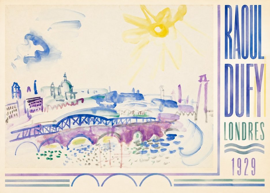 Raoul Dufy Londres - 1929 No2 - Plakát