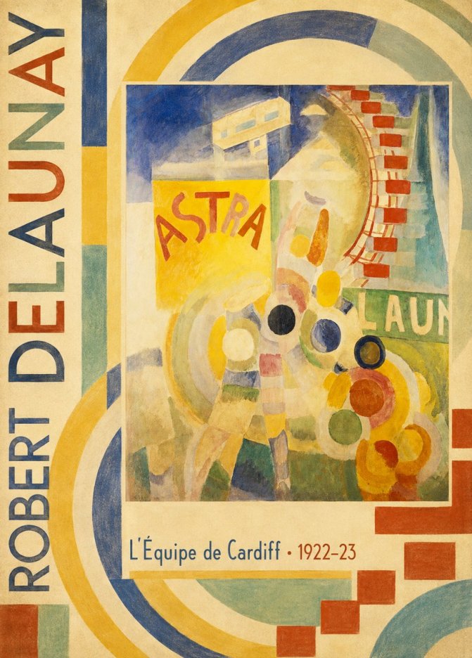 Robert Delaunay L'équipe De Cardiff No2 - Plakát