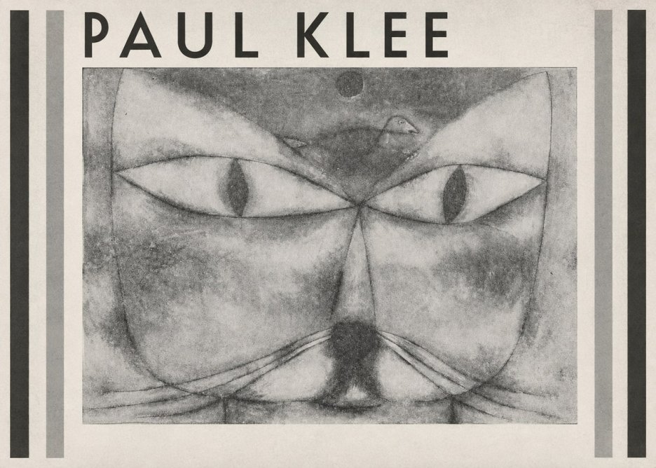 Paul Klee Cat and Bird No1 - Plakát