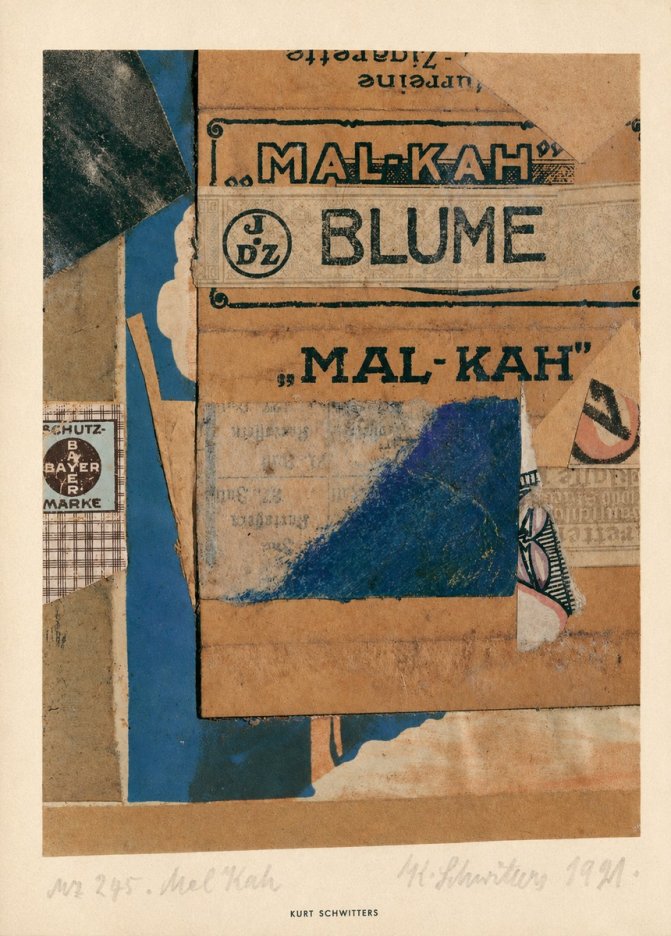 Kurt Schwitters Mal Kah No6 - Plakát