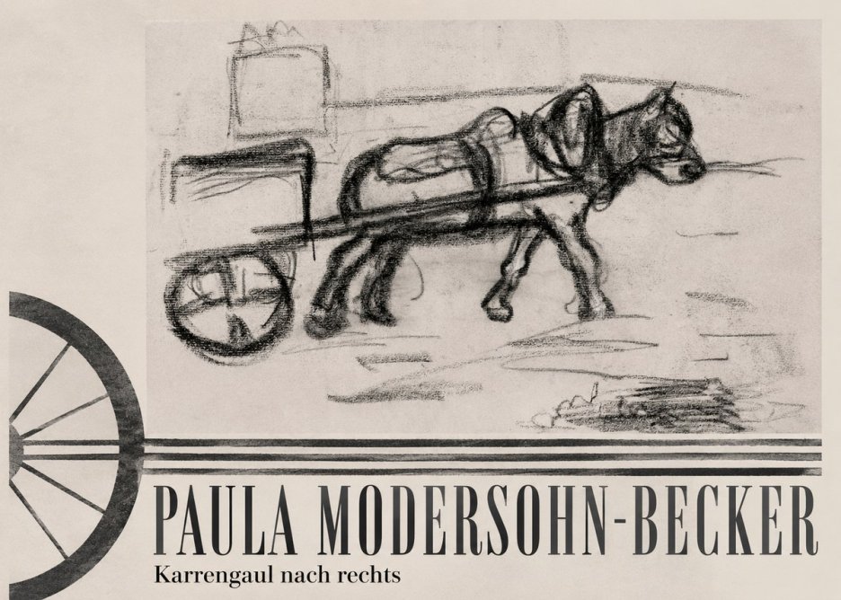 Paula Modersohn-Becker Karrengaul Nach Rechts No6 - Plakát