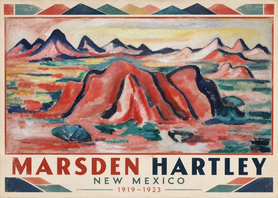 Marsden Hartley New Mexico No1 - Plakát