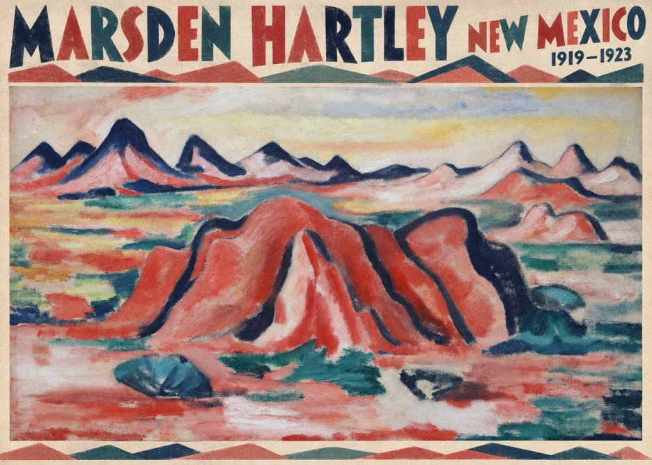 Marsden Hartley New Mexico No4 - Plakát