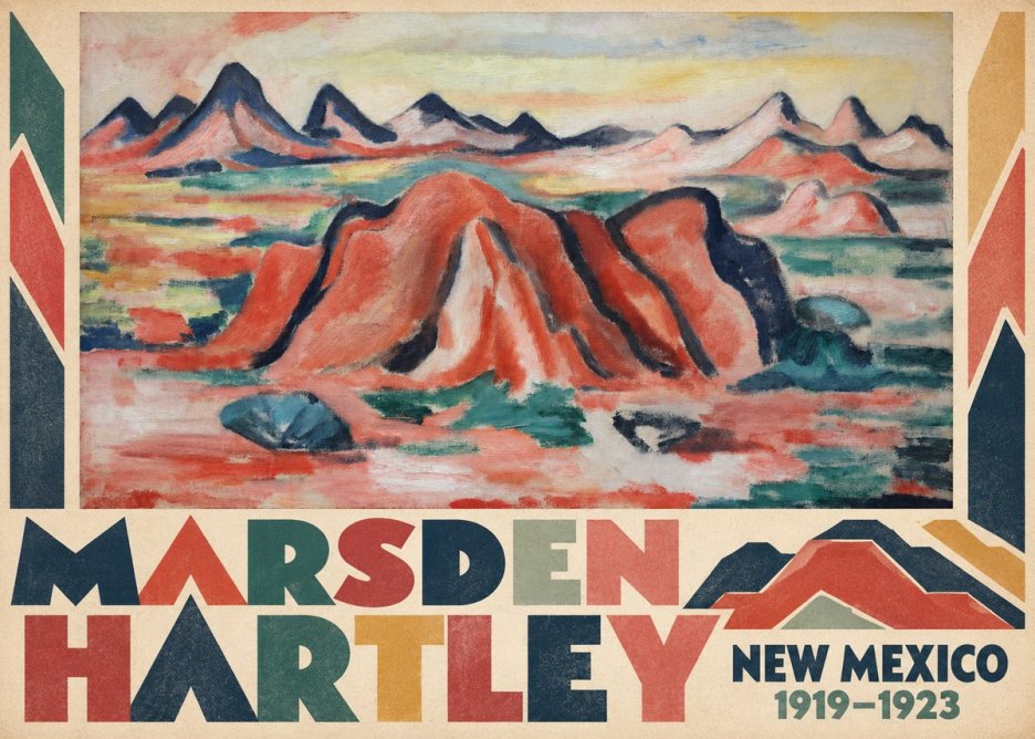 Marsden Hartley New Mexico No5 - Plakát