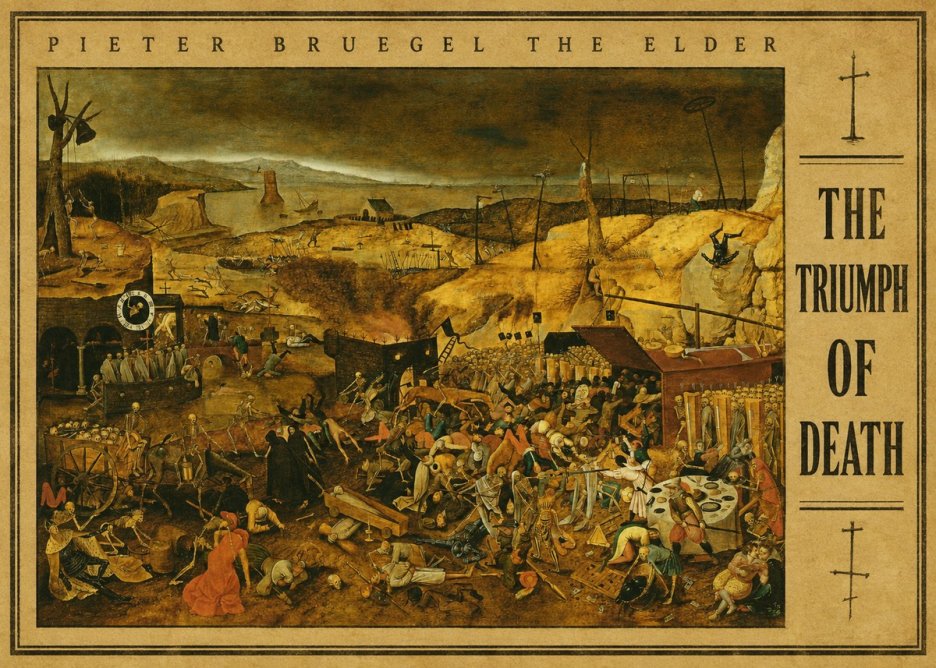 Pieter Bruegel The Triumph of Death I No4 - Plakát