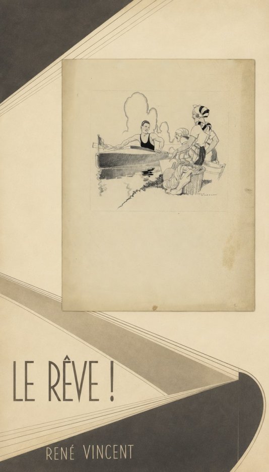 René Vincent Le Rêve ! No4 - Plakát