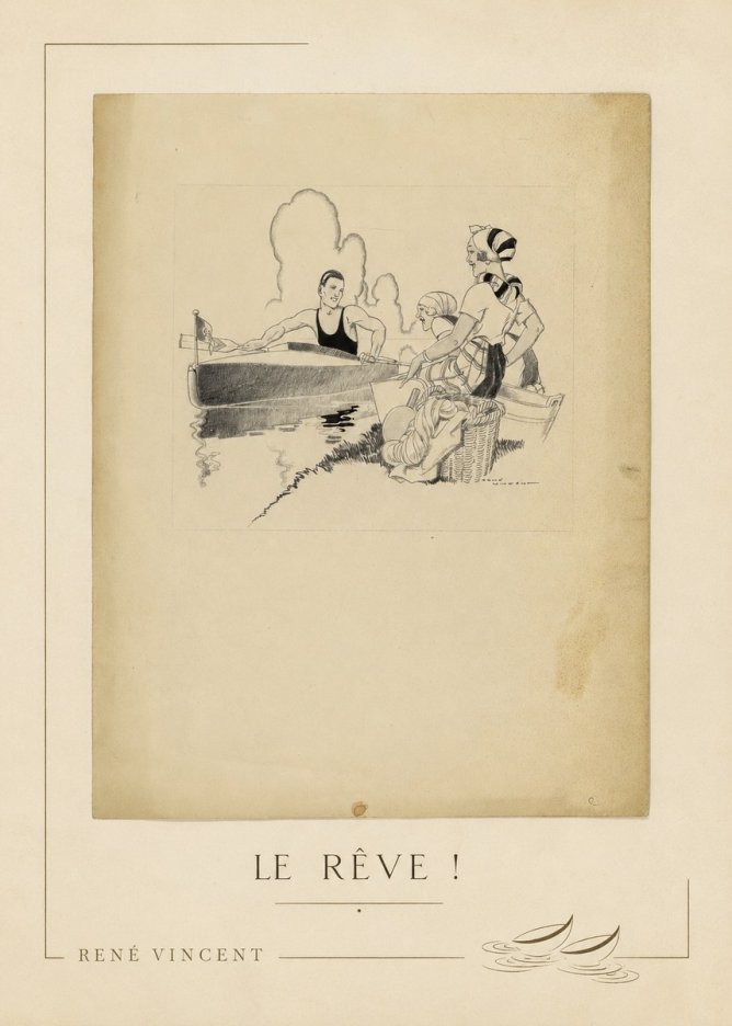 René Vincent Le Rêve ! No6 - Plakát