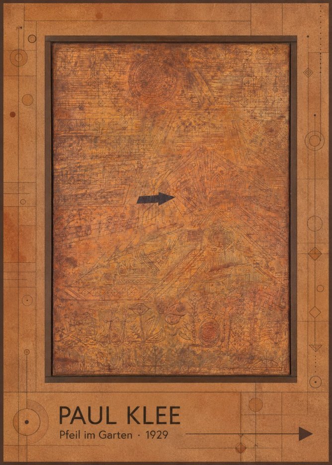 Paul Klee Pfeil Im Garten No1 - Plakát
