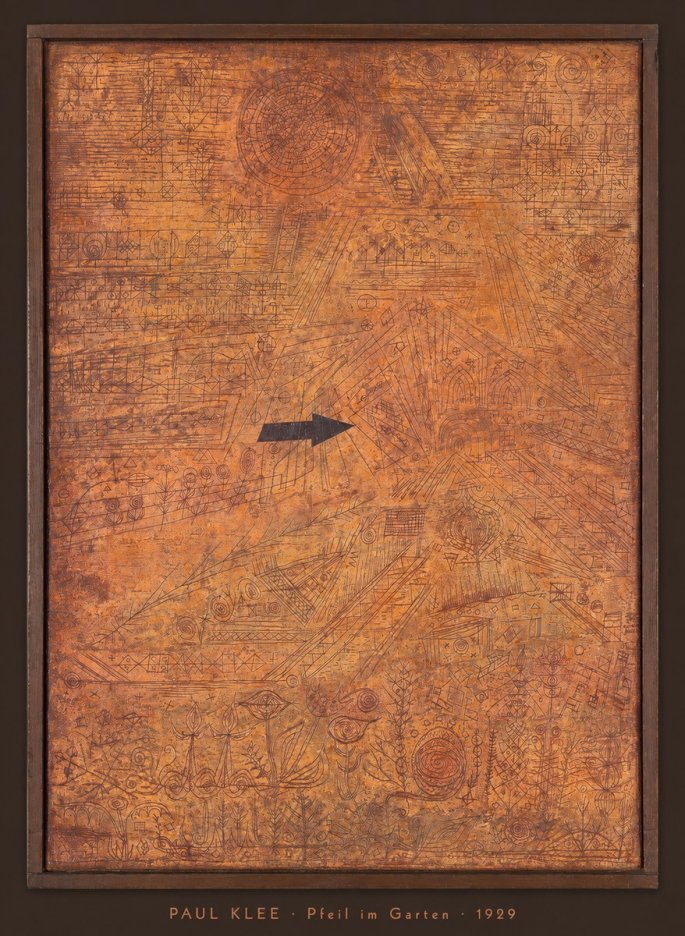 Paul Klee Pfeil Im Garten No4 - Plakát