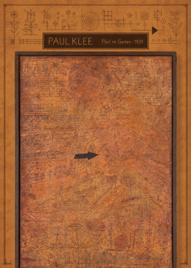 Paul Klee Pfeil Im Garten No6 - Plakát