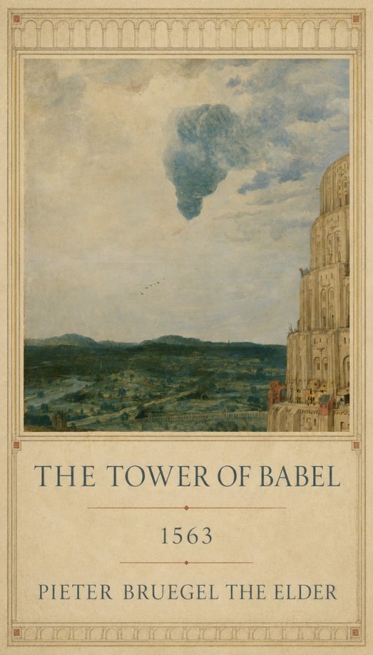 Pieter Bruegel The Tower of Babel VIII No1 - Plakát