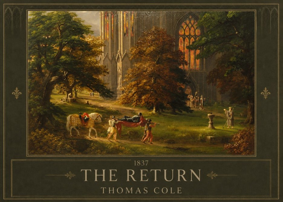 Thomas Cole The Return II No1 - Plakát