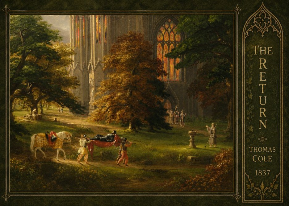 Thomas Cole The Return II No2 - Plakát