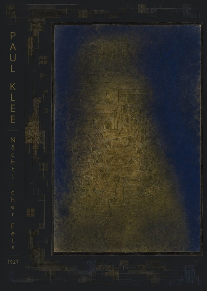 Paul Klee Nächtlicher Fels No4 - Plakát