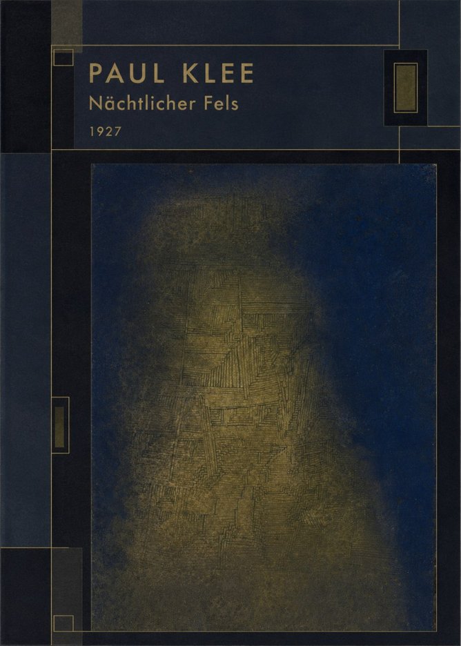 Paul Klee Nächtlicher Fels No5 - Plakát