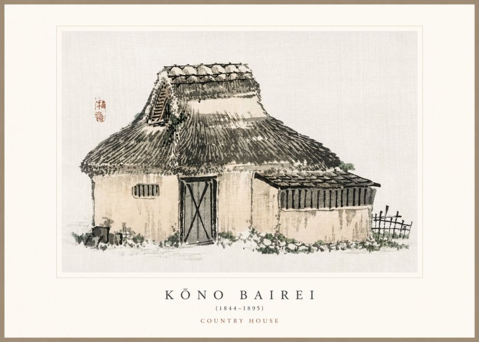 Kōno Bairei Country House No1 - Plakát