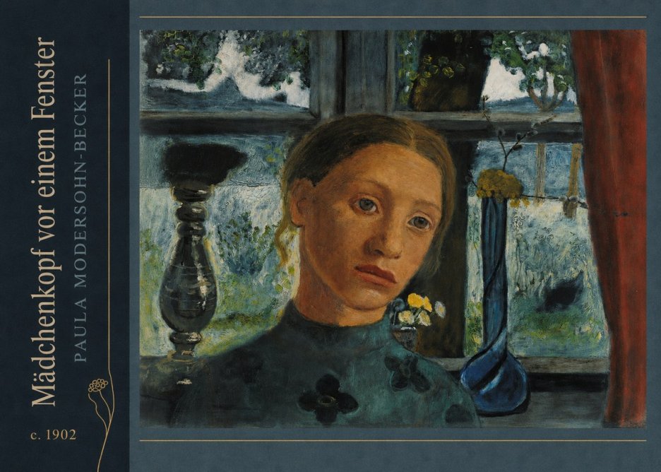 Paula Modersohn-Becker Mädchenkopf Vor Einem Fenster No2 - Plakát