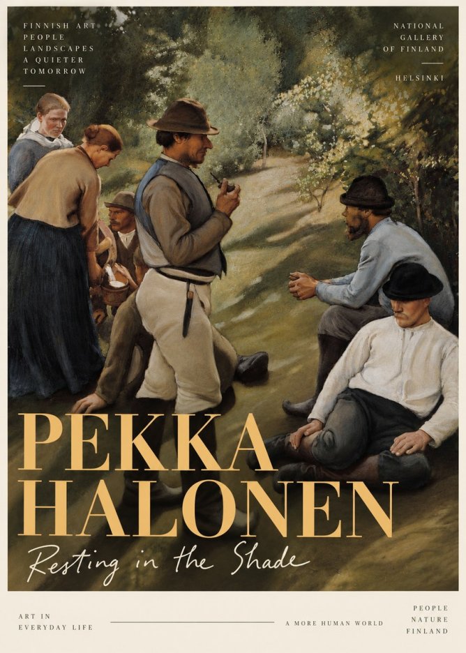 Pekka Halonen Resting in the Shade No5 - Plakát