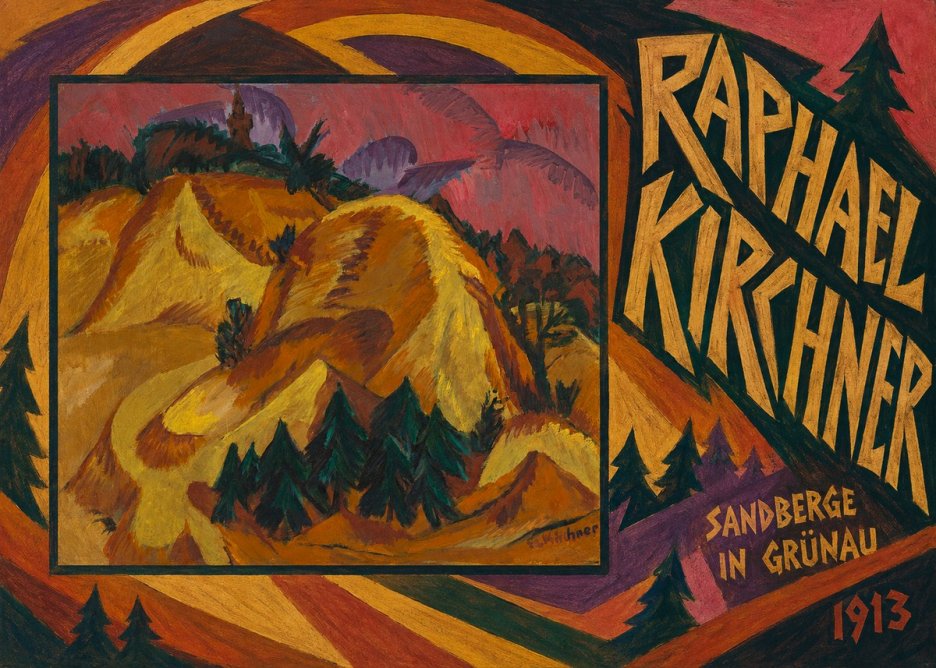 Raphael Kirchner Sandberge in Grünau No4 - Plakát