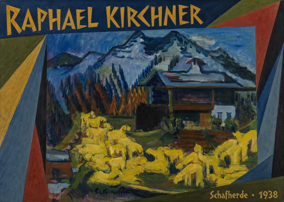 Raphael Kirchner Schafherde No2 - Plakát