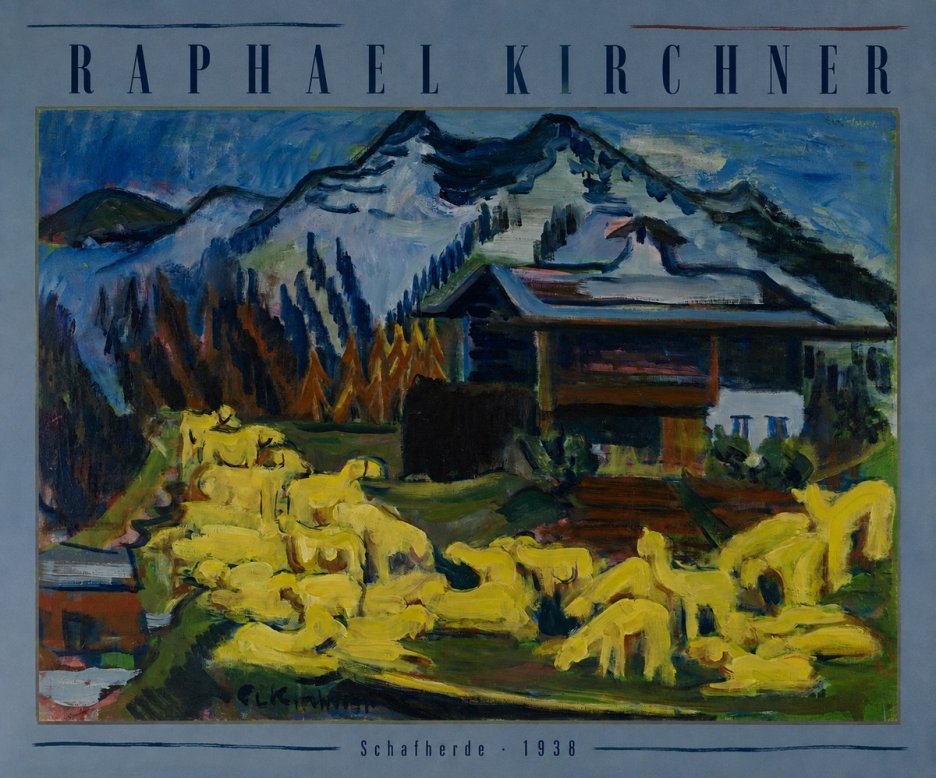 Raphael Kirchner Schafherde No6 - Plakát