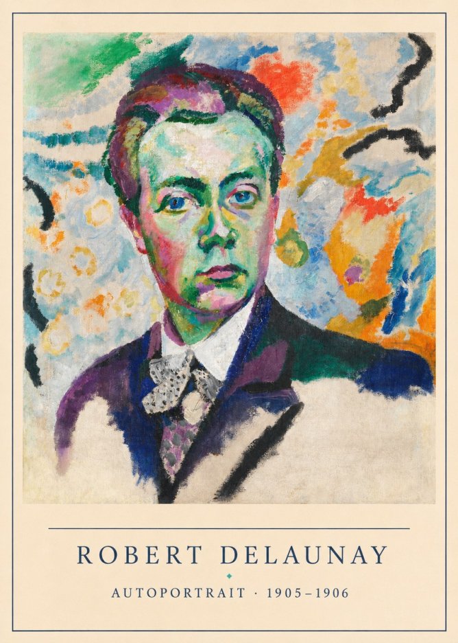Robert Delaunay Autoportrait No6 - Plakát