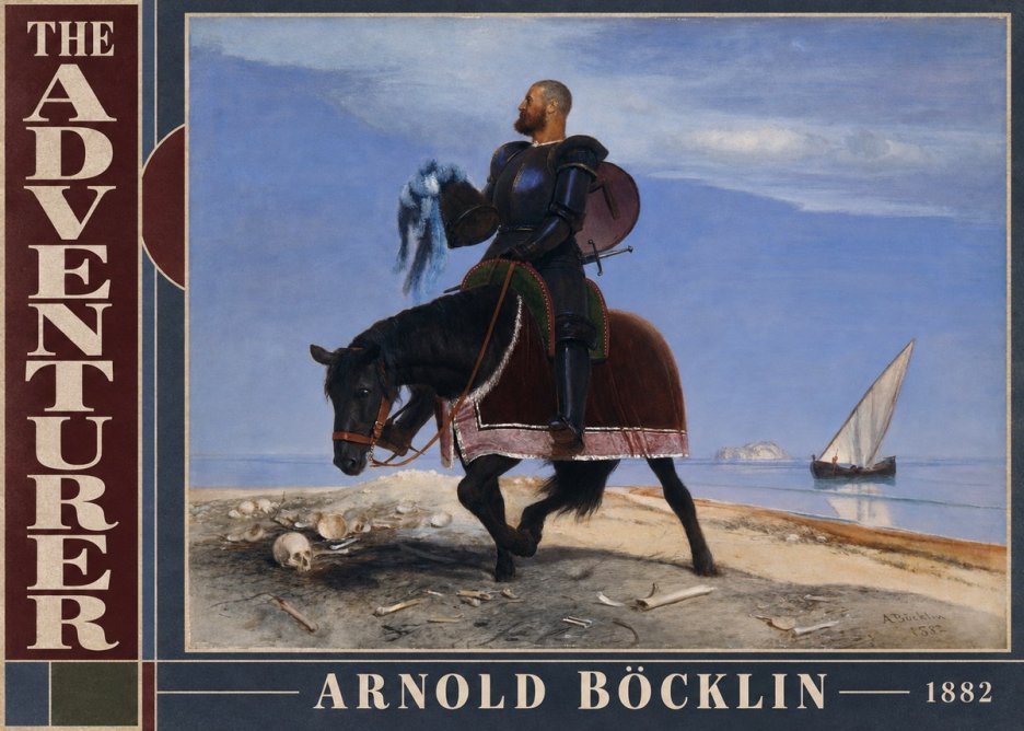 Arnold Böcklin The Adventurer No5 - Plakát