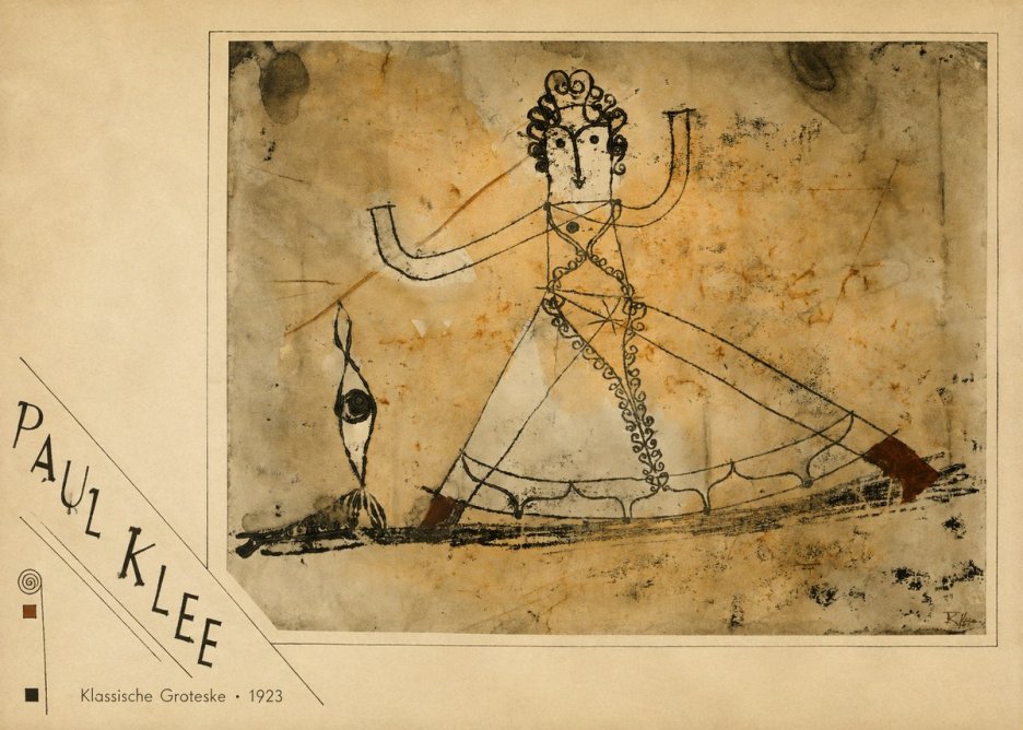 Paul Klee Klassische Groteske No3 - Plakát