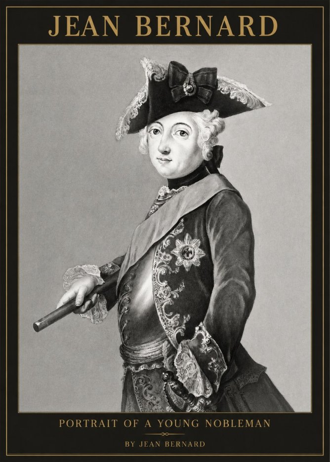 Jean Bernard Portrait of a Young Nobleman No1 - Plakát