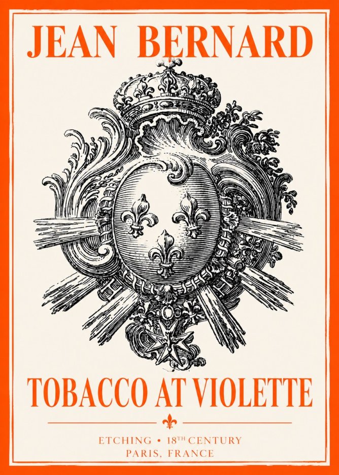 Jean Bernard Tobacco at Violette No2 - Plakát