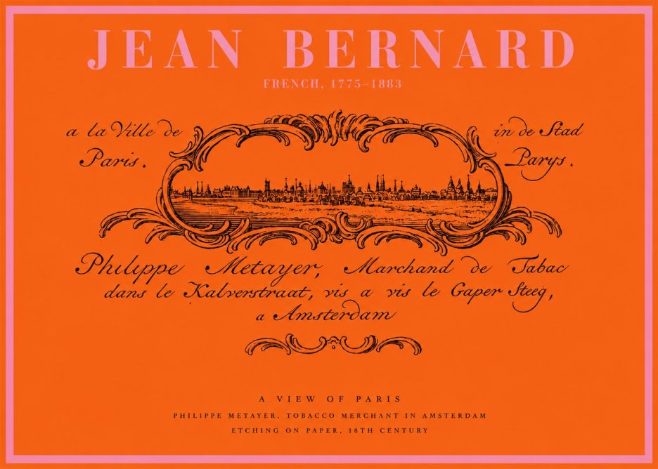 Jean Bernard A View of Paris No2 - Plakát