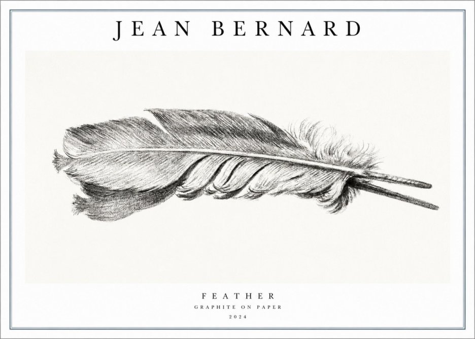 Jean Bernard Feather No1 - Plakát
