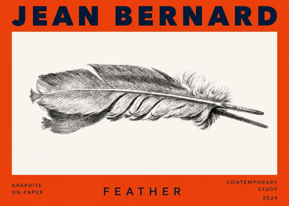 Jean Bernard Feather No2 - Plakát